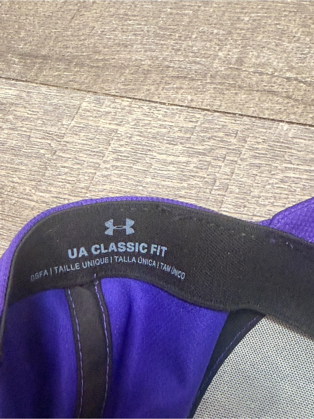 Under Armour Purple Cap with Black Logo - Picture 6 of 6